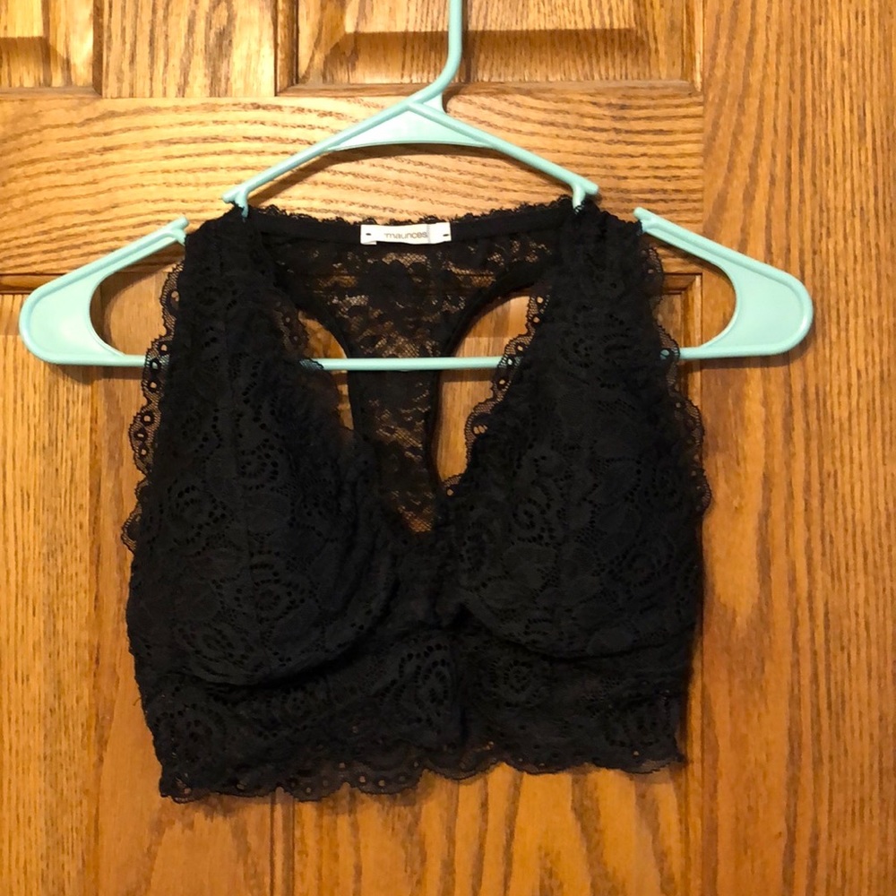 Black bralette